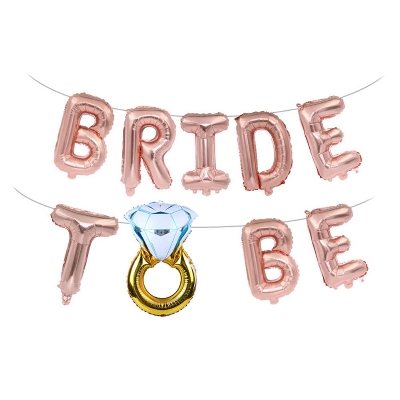 Picture of Bride to Be Decoration Set Combo Bridal Shower Decorations Kit/Bride to Be Props for Bachelorette Party