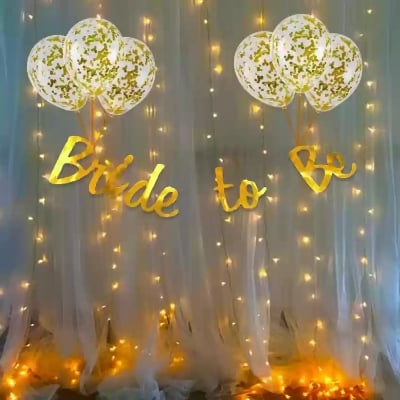 Picture of Bride To Be Complete Decoration Set Combo, Bachelorette Party Decorations | Bridal Shower Decorations