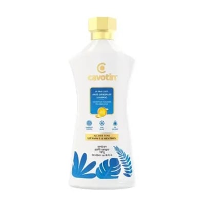 Picture of Cavotin Ultra Cool Anti-Dandruff Shampoo 250ml Bd.