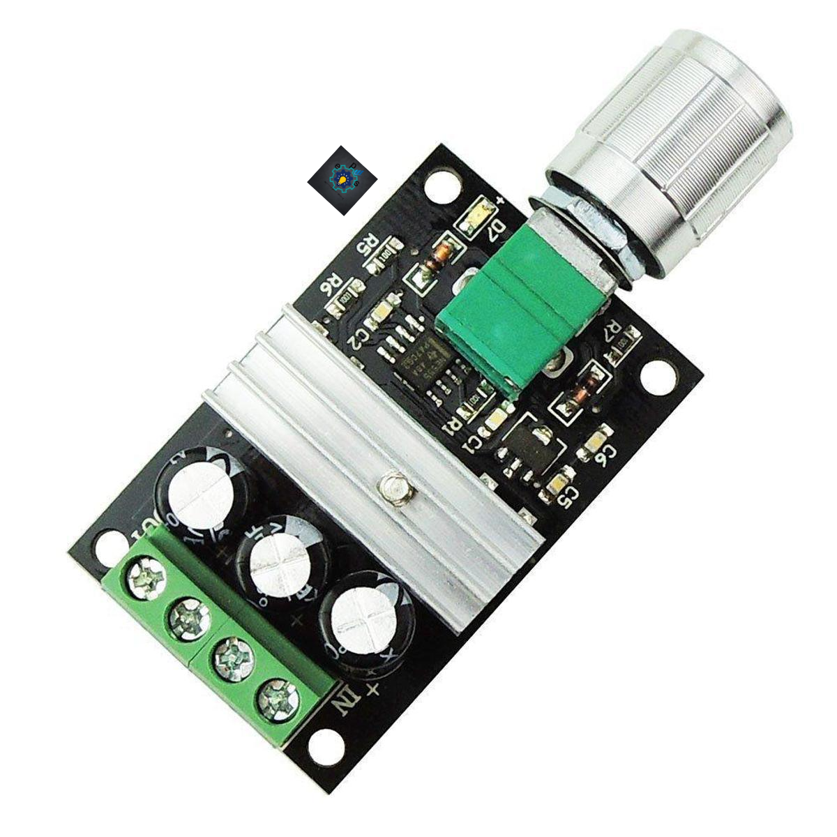 Picture of 6V 12V 24V 28V 3A 80W DC Motor Speed Controller PWM Adjustable Variable Speed Switch-DC Motor Driver
