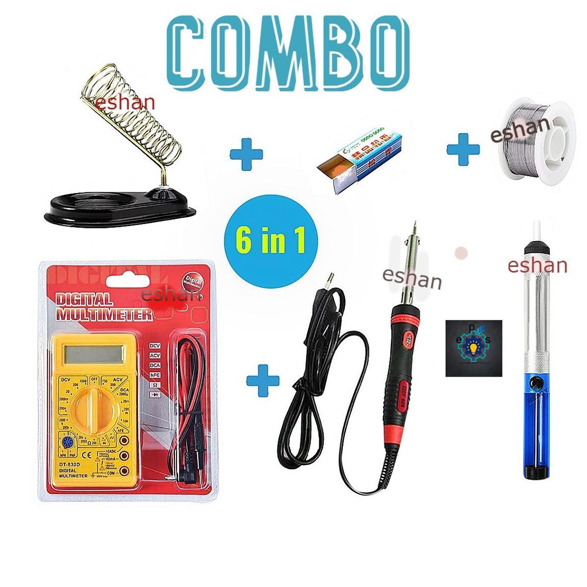 Picture of SOLDERING IRON COMBO PACK WITH (Multicolor)