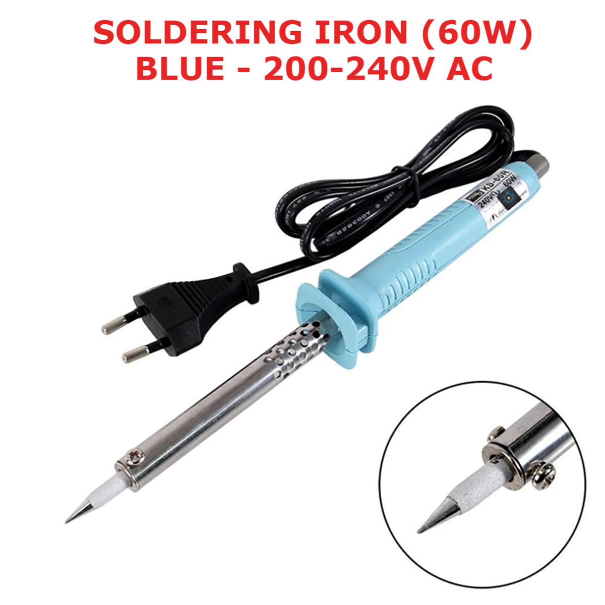 Picture of Soldering Iron (60W) - Blue - 200-240V Ac (Multicolor)