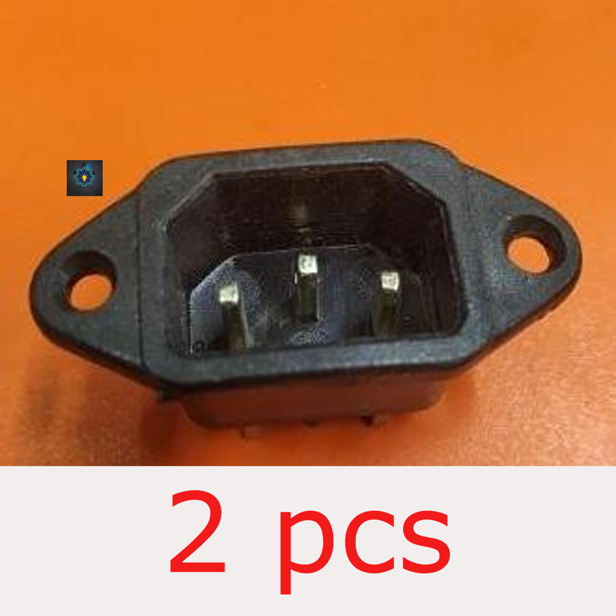 Picture of Ac250v 10a 3 needle power socket copper electric bicycle socket computer rice cooker socket 2pis (Multicolor)