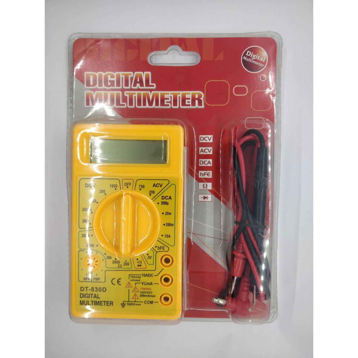 Picture of DT 830 Digital Voltage Multimeter (Black)