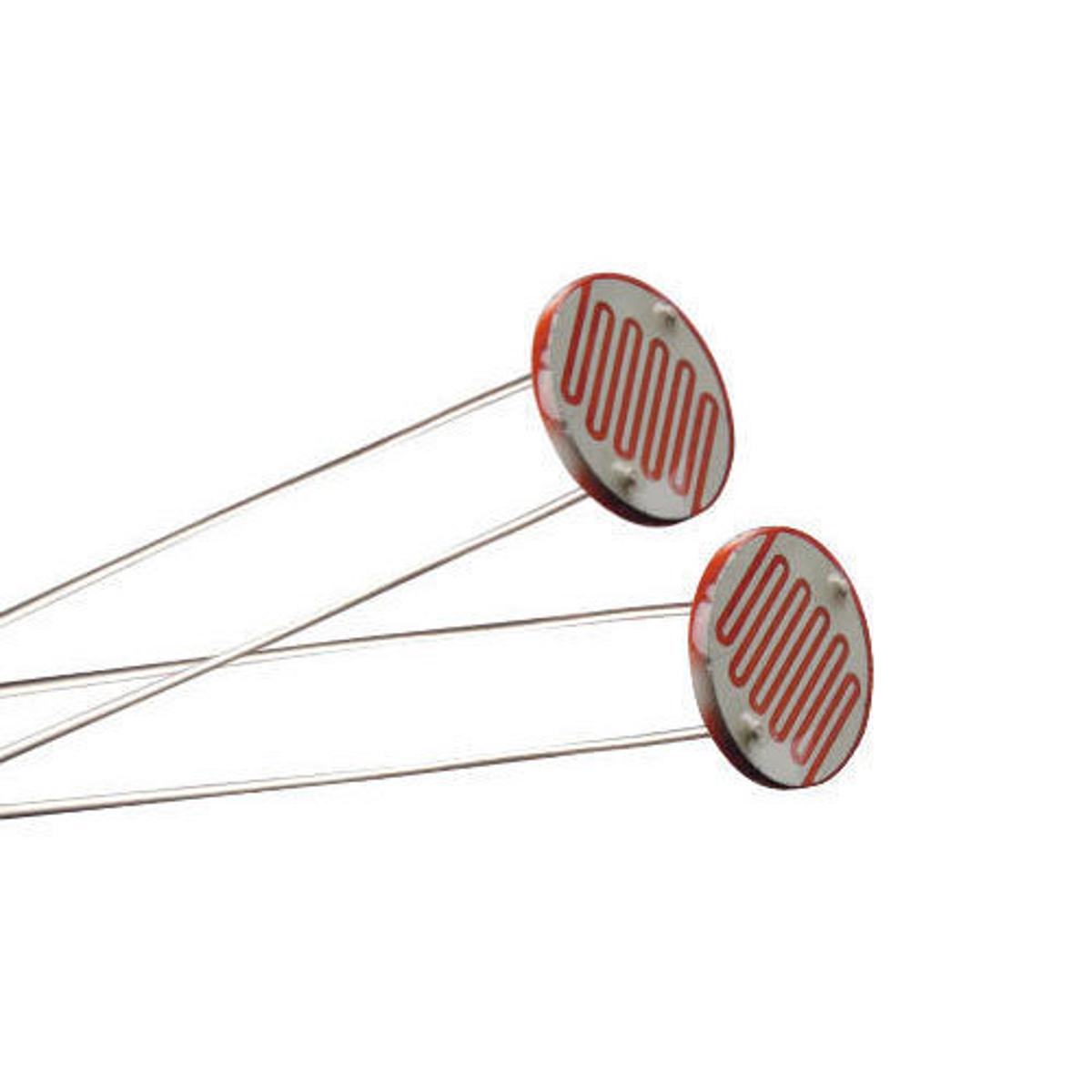 Picture of LDR 10 mm Photo Resistor(2pcs) (Multicolor)