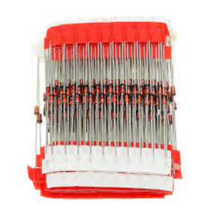 Picture of 30Pcs- 12V 1/2Watt Zener Diode 0.5W 1/2W 12V 1N5242 Through Hole Voltage Regulator Zener Diodes DO-35 DIP Values Assortment Kit For Electronics Circuitry & Parts DIY (Red)