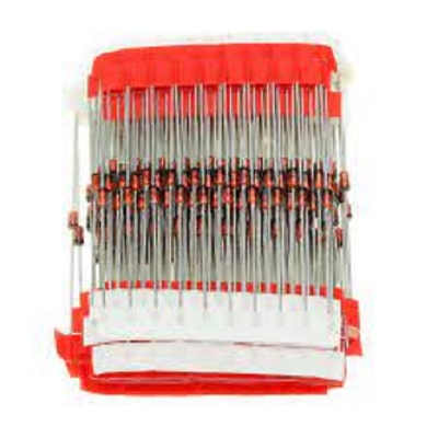 Picture of 30Pcs- 12V 1/2Watt Zener Diode 0.5W 1/2W 12V 1N5242 Through Hole Voltage Regulator Zener Diodes DO-35 DIP Values Assortment Kit For Electronics Circuitry & Parts DIY (Red)