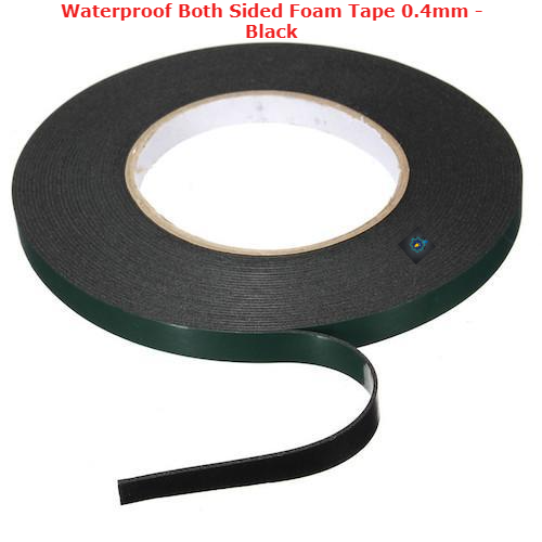 Picture of Waterproof Both Sided Foam Tape 0.4mm - Black (Black)