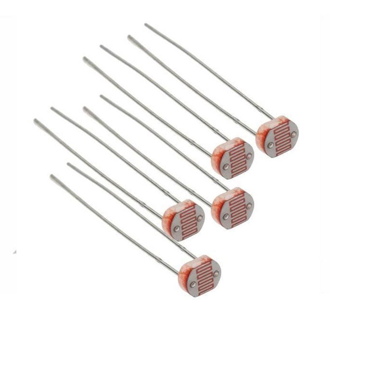 Picture of 10 Pieces of Light Dependent Resistors (LDR) (Red)