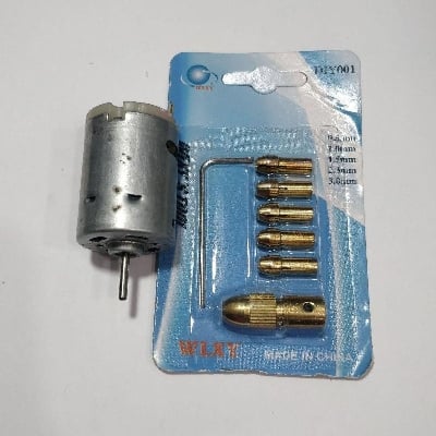 Picture of Mini Electric Hand Drill DIY Electric Drill Drilling Tool Set (Multicolor)