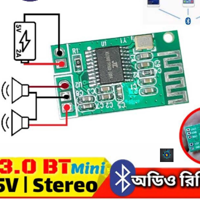 Picture of CA6928 CA-6928 Bluetooth Audio Receiver Module 5V 3W For MP3 Car Stereo Amplifiers Bluetooth Audio Receiver Circuit Amplifiers Board For Speakers
