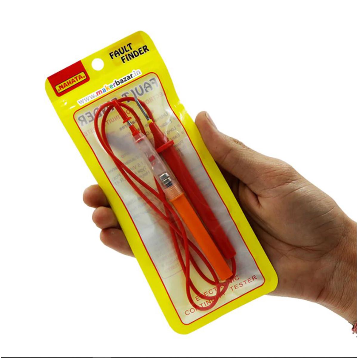 Picture of Nahata Fault Finder Electronic Continuity Tester with Button CellsAnalog Multimeter (Multicolor)