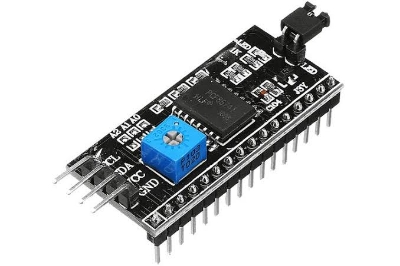 Picture of LCD module Blue Screen IIC I2C 1602 2004 for arduino 1602 2004 LCD UNO R3 mega2560 LCD1602 LCD2004 LCD1602+I2C (Black)
