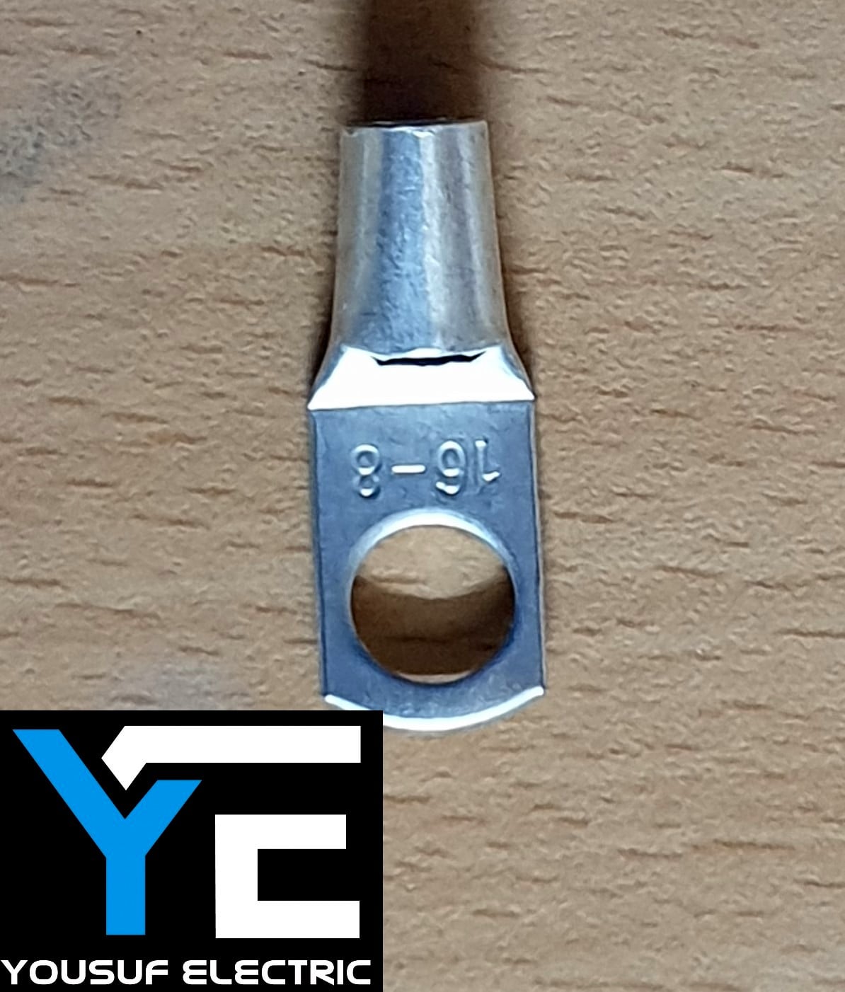 Picture of cable lug china 16rm terminal lug connector clip copper 20 piece pack - Silver