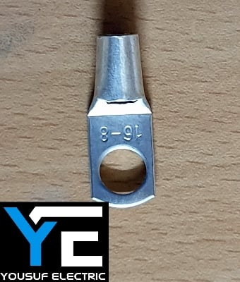 Picture of cable lug china 16rm terminal lug connector clip copper 20 piece pack - Silver