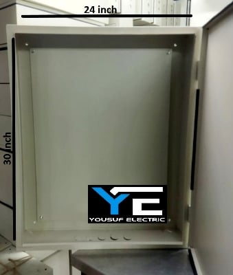 Picture of Distribution Box 30X24X6 Panel Box Sdb Box Db box mdb box steel box Board Industrial Box - Off White