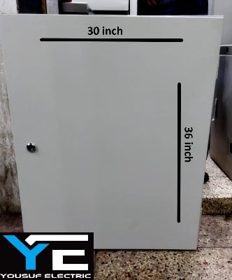 Picture of Distribution box 36x30x6 panel Box Sdb Box Db box mdb box steel box Board Industrial Box - Off White