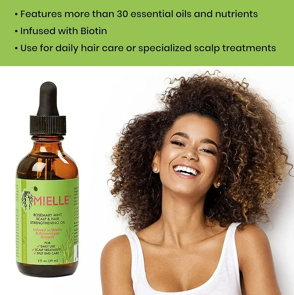 Picture of Mielle Rosemary Mint Scalp & Hair Strengthening Oil 59ml