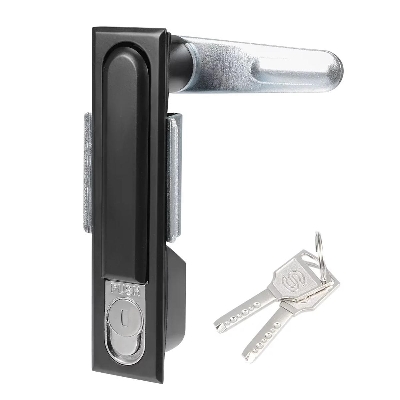 Picture of Panel push button lock meter box lock - Black
