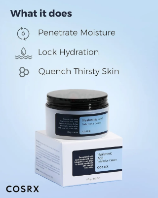 Picture of COSRX Hyaluronic Acid Intensive Cream – Deep Moisture & Hydration Booster for Dry Skin (100g)
