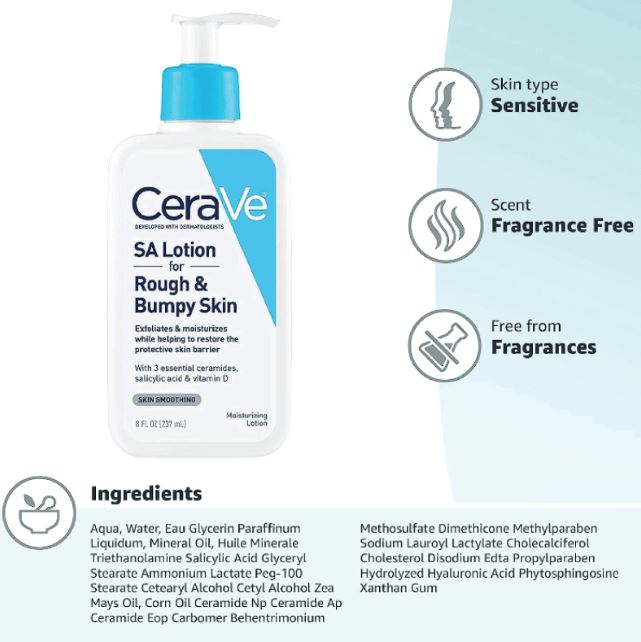 Picture of CeraVe SA Lotion for Rough & Bumpy Skin – 237ml
