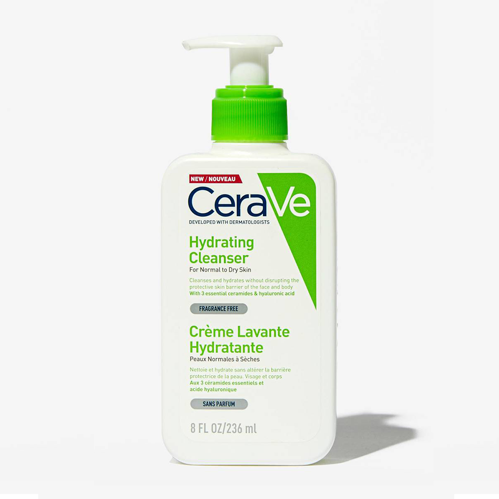 Picture of CeraVe Hydrating Cleanser – Gentle Daily Face & Body Wash (236ml)(White)