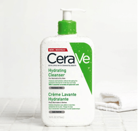 Picture of CeraVe Hydrating Cleanser – Gentle Daily Face & Body Wash (236ml)(White)