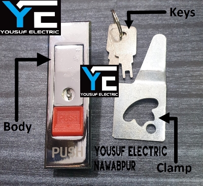 Picture of Panel lock push lock meter box lock stainless steel lock - Silver