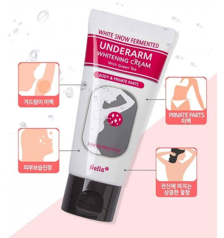 Picture of Nella White Snow Fermented Underarm Whitening Cream with Green Tea 50ml
