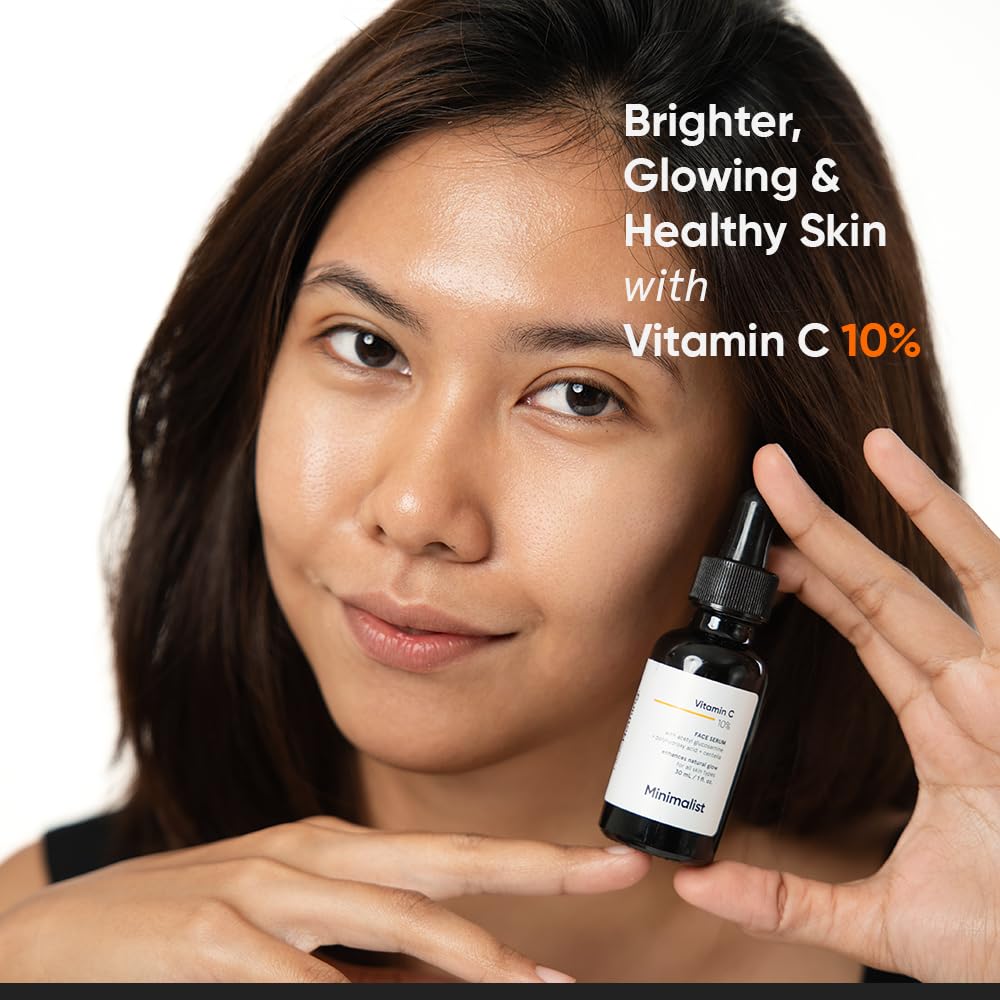 Picture of Minimalist Vitamin C 10% Face Serum – Brightening & Glow Boosting Daily Serum with PHA, Acetyl Glucosamine & Centella