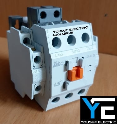 Picture of Magnetic Contactor LS GMC 32 3P 50 Ampere AC 3p 2NO 2NC Copper coil Voltage AC 220V three phase for Industrial use replace Finder Relay - White