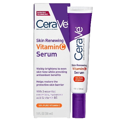 Picture of CeraVe Skin Renewing Vitamin C Serum – 10% Pure Vitamin C with Hyaluronic Acid & Ceramides 50ml