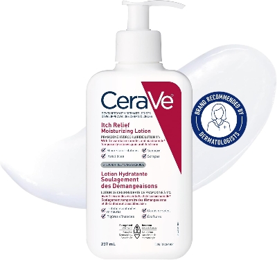 Picture of CeraVe Itch Relief Moisturizing Lotion – Fast-Acting, Steroid-Free Comfort for Irritated Skin 237 ml