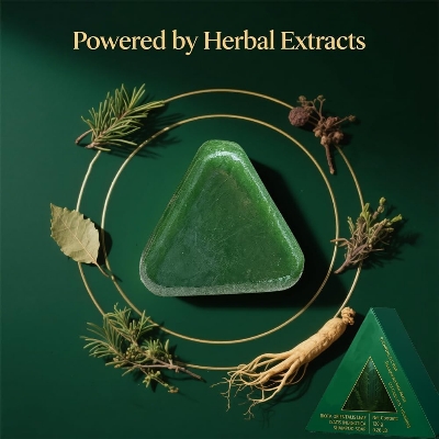 Picture of Seven Nature Herbal Soap Shampoo Bar – Natural Organic Formula, Calms Scalp & Strengthens Hair for All Hair Types 120 gm-(Green)