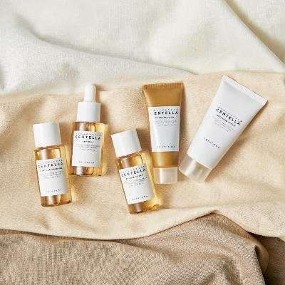 Picture of SKIN1004 Original Centella Travel Kit – Gentle Cleanser + Toner + Serum + Cream Combo Pack-(White)