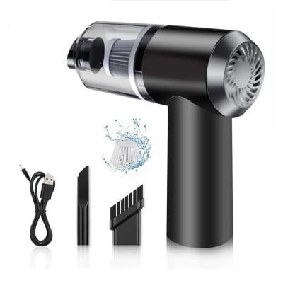 Picture of Compact Dual-Use Vacuum – Home & Travel | MNK SHOP (Black)