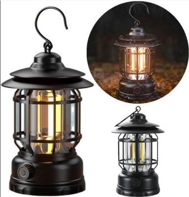 Picture of LED Camping Lamp Vintage Portable Lantern