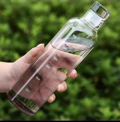 Picture of Water Bottle 500Ml-Stay Refreshed Sleek And Durable Design made of transparent plastic - Multicolor