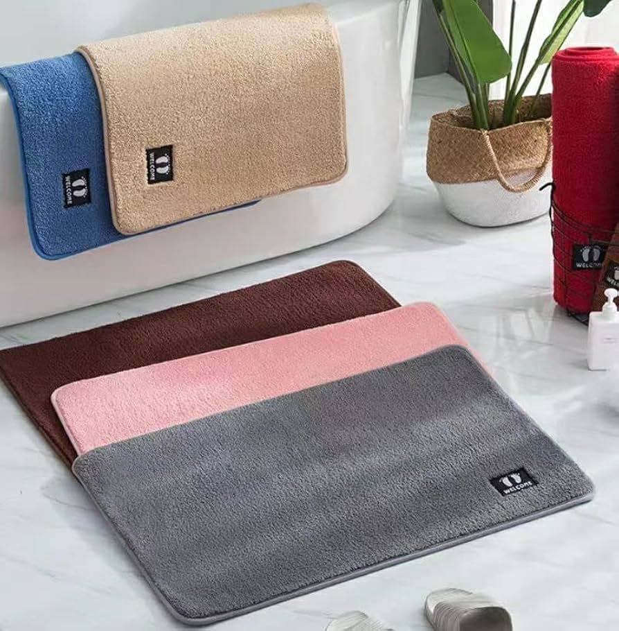 Picture of Simple anti-slip carpet soft mat household rug doormat for home decoration Random Color 1 Pcs - Multicolor