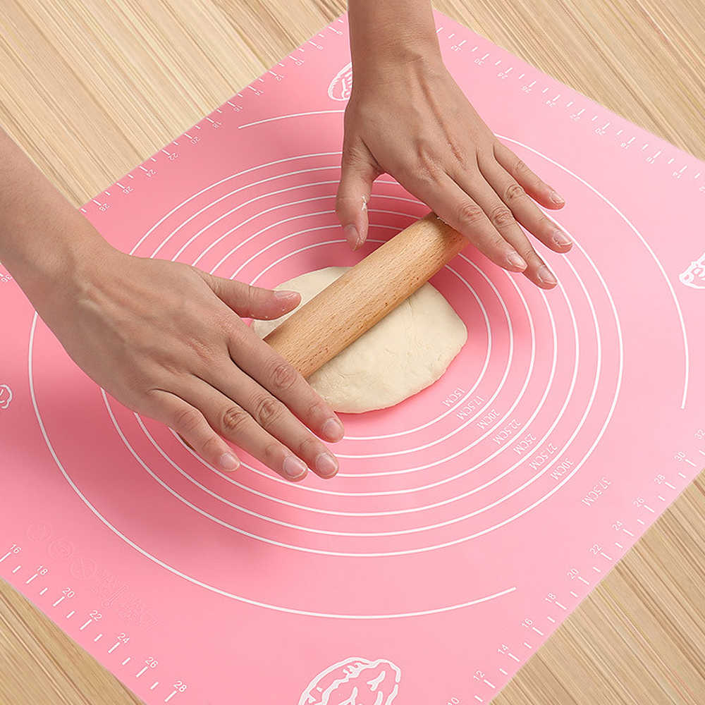 Picture of Silicone Mat with Measurements For Baking Mat, Dough Pad with Scales Sugar craft, Fondant - Multicolor