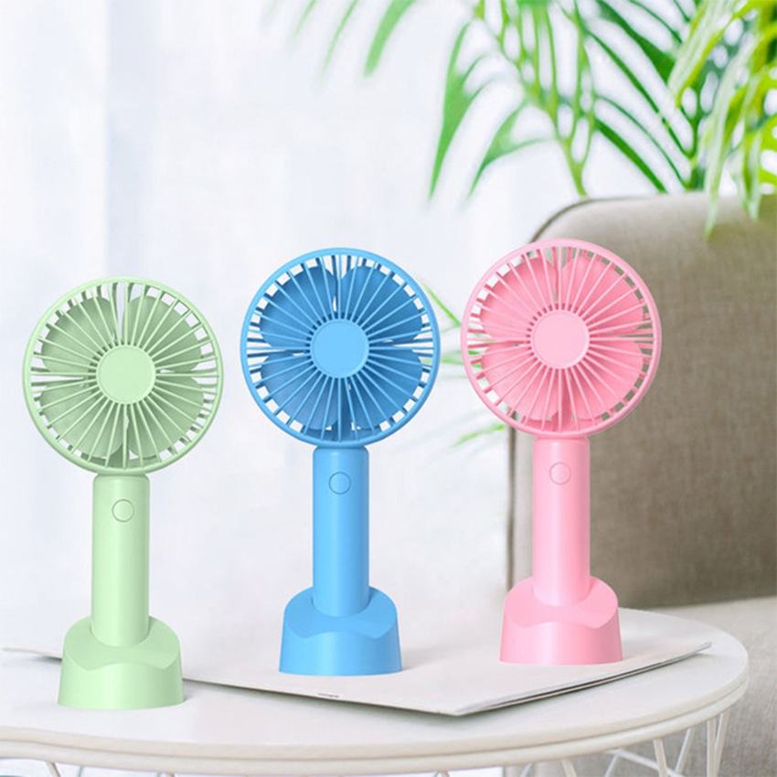 Picture of Rechargeable Lithium Battery Portable Mini Hand Fan - Pink