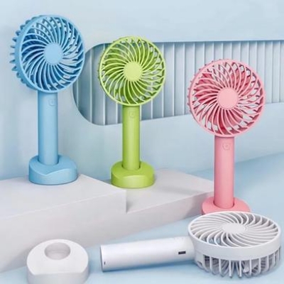 Picture of Rechargeable Lithium Battery Portable Mini Hand Fan - Pink