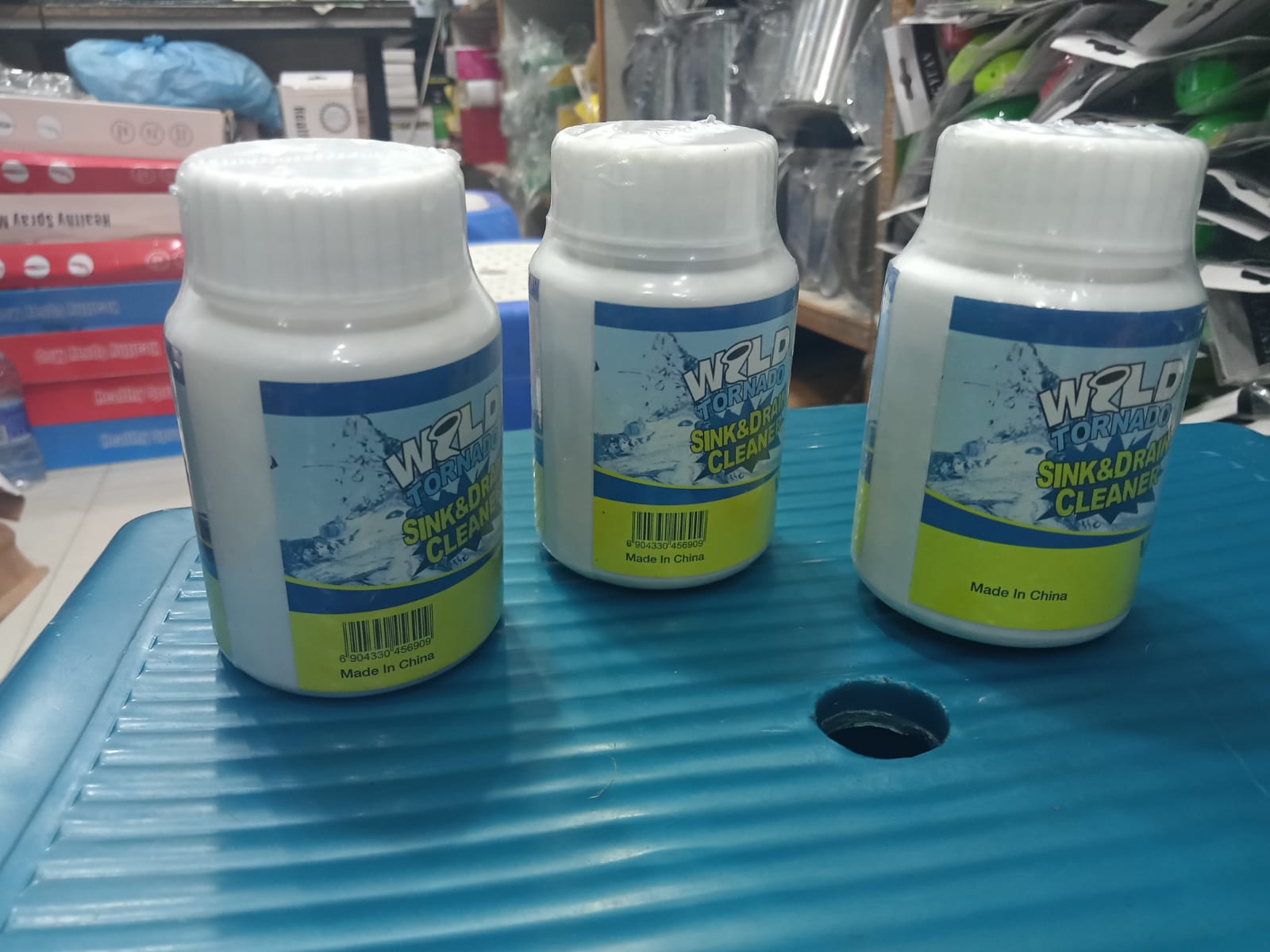 Picture of Pipe Drain Cleaner Kitchen Sink Toilet Drain Cleaner Block Unblock Powder Pipeline Clean Unblocker