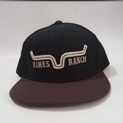 Picture of New Flat Brim Snapback Baseball DJ Cap Deep Black - Black,Int: One size