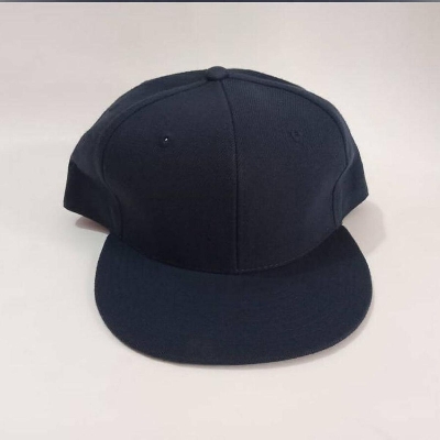 Picture of New Flat Brim Snapback Baseball DJ Cap - Black,Int: One size
