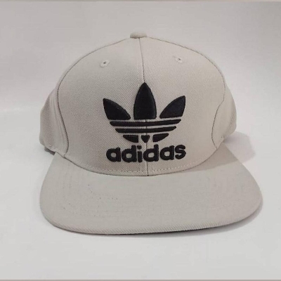 Picture of New Flat Brim Snapback Baseball DJ Cap - Off White,Int: One size