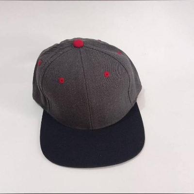 Picture of New Flat Brim Snapback Baseball DJ Cap - Black,Int: One size