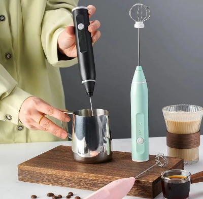 Picture of Mini Electric Handheld Milk Frother Electric Blender with USB Electrical Maker Whisk Mixe - Multicolor