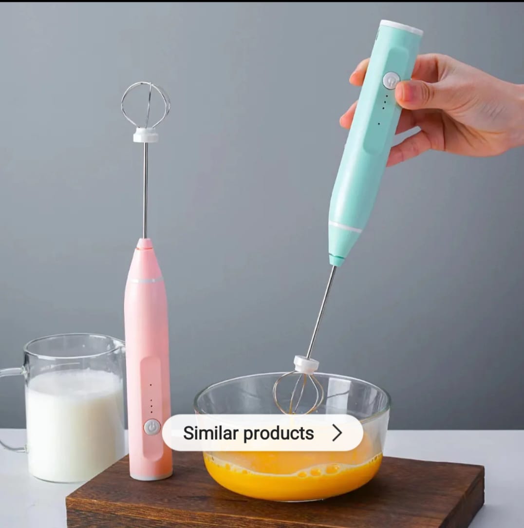 Picture of Mini Electric Handheld Milk Frother Electric Blender with USB Electrical Maker Whisk Mixe - Multicolor