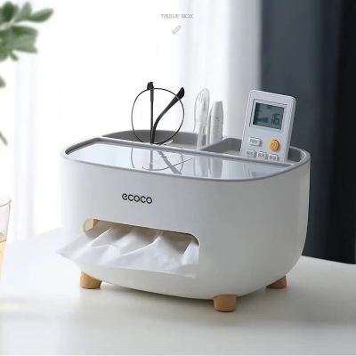 Picture of Medium Multifunctional Tissue Box – Storage Organizer & Tools Holder - Multicolor